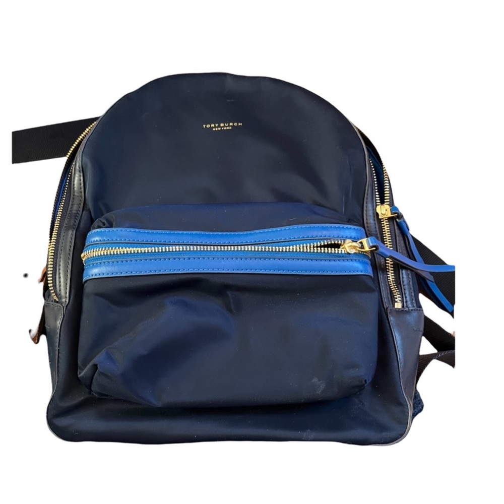 Tory Burch Midnight and Cobalt Backpack